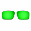 Hkuco Mens Replacement Lenses For Oakley Eyepatch 2 Red/Titanium/Emerald Green  Sunglasses
